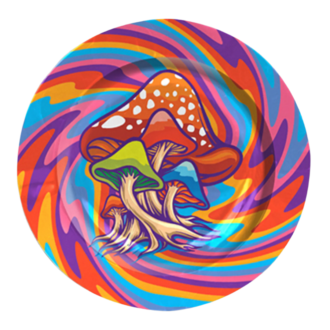 5.5" Mushroom Swirl Ashtray