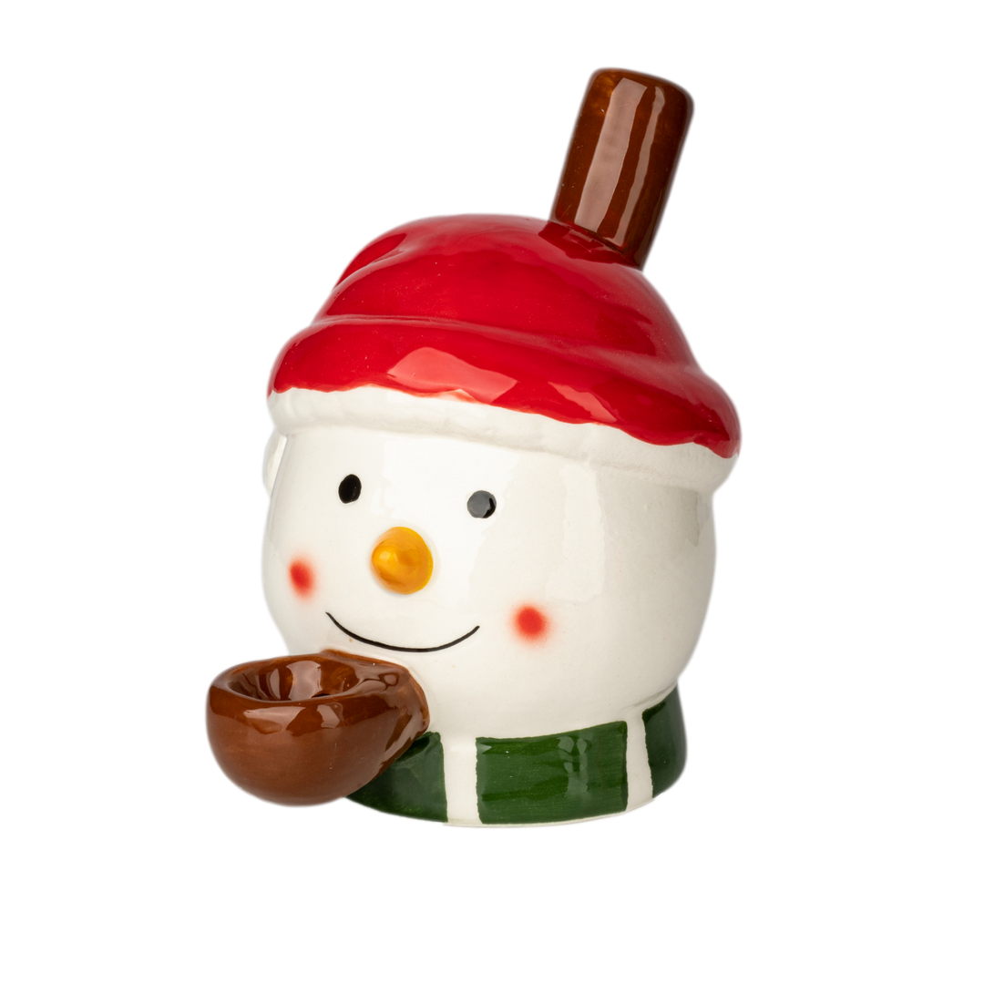 5.5" Snowman Weed Pipe
