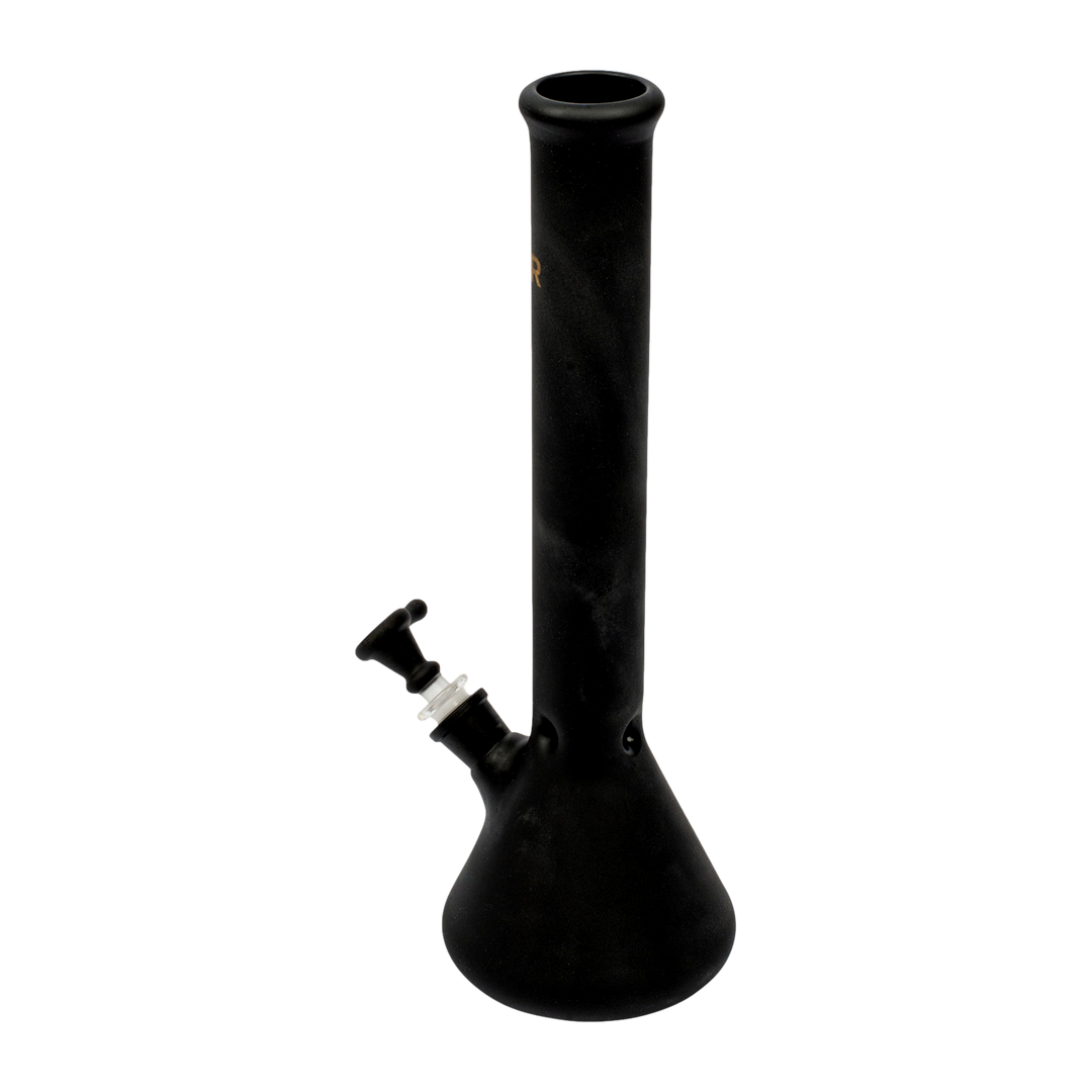Gear Premium 14" Frosted Black Beaker Tube Bong