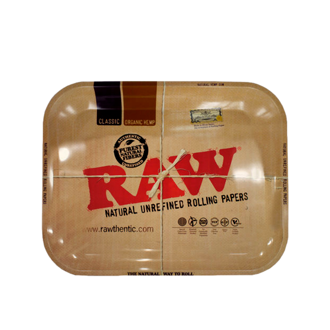 Large Raw Metal Rolling Tray
