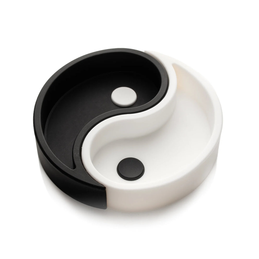 Lit Silicone 4" Yin-Yang Ashtray