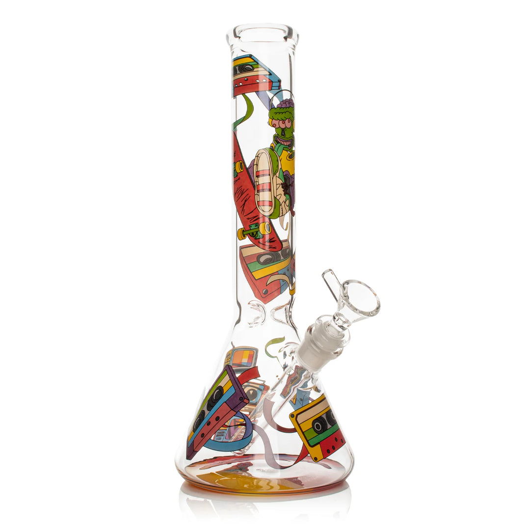 Red Eye Glass 10" & 12" 90s Nostalgia Bong