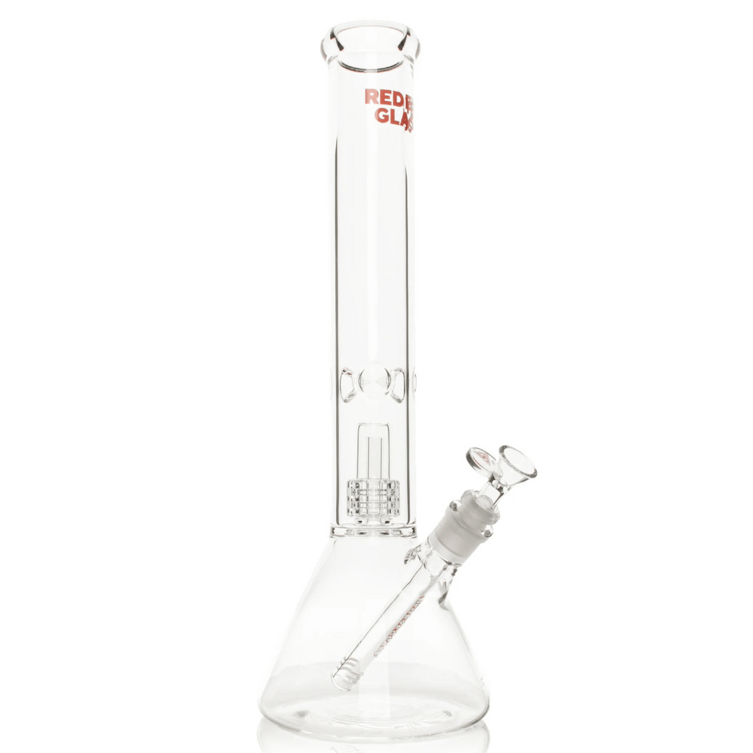 Red Eye Glass 16" Jammer Dual Chamber Matrix Perc Bong