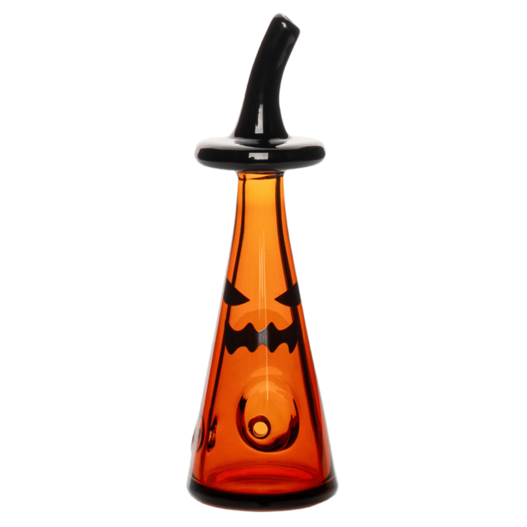 Red Eye Glass 5" Halloween Jack Hand Pipe