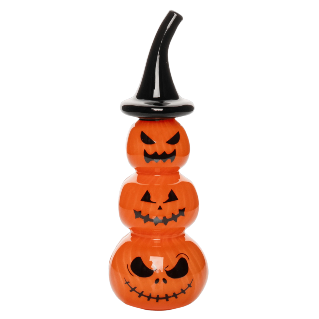 Red Eye Glass 5" Jack Stack Hand Pipe