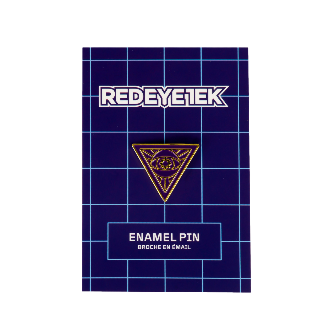 Red Eye Tek Triangle Pin
