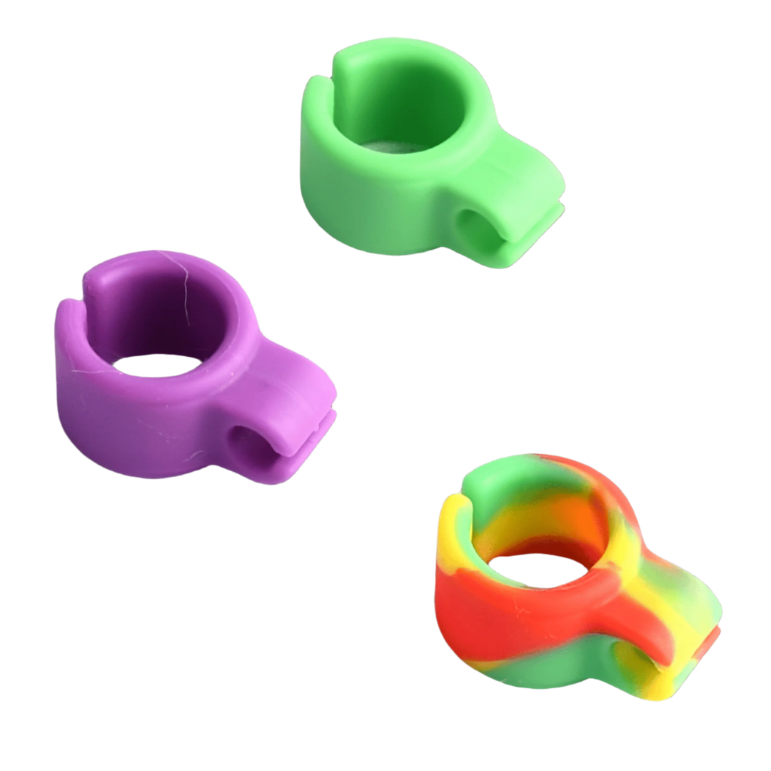 Lit Silicone Ring Cig Holder (Pack of 3) - Canadian Vaporizers