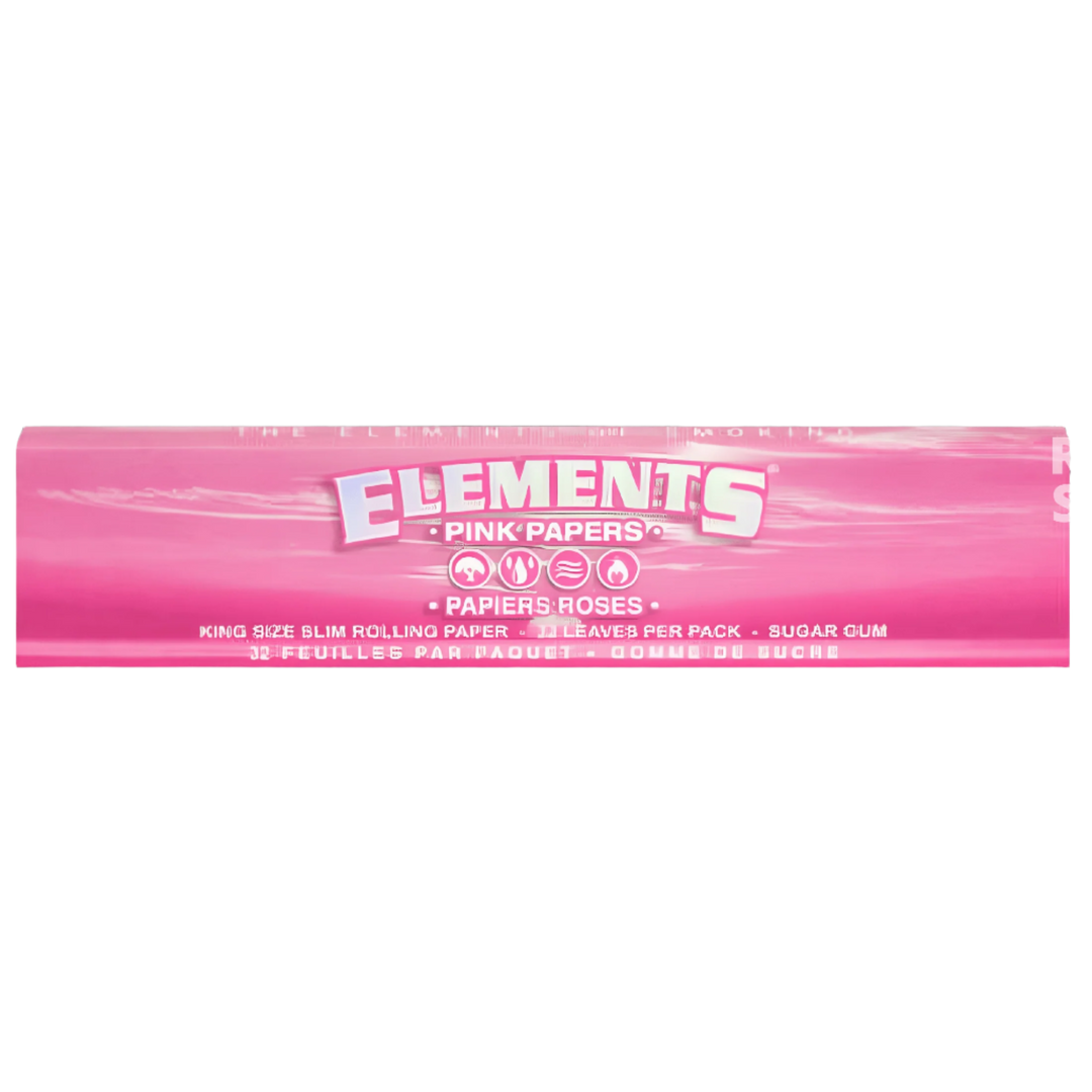 Pink King Size Slim Rolling Papers (Display of 50) - Canadian Vaporizers