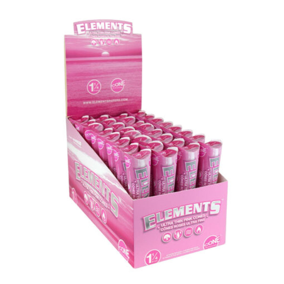 Elements 1¼ Pink Cones (Display of 32)