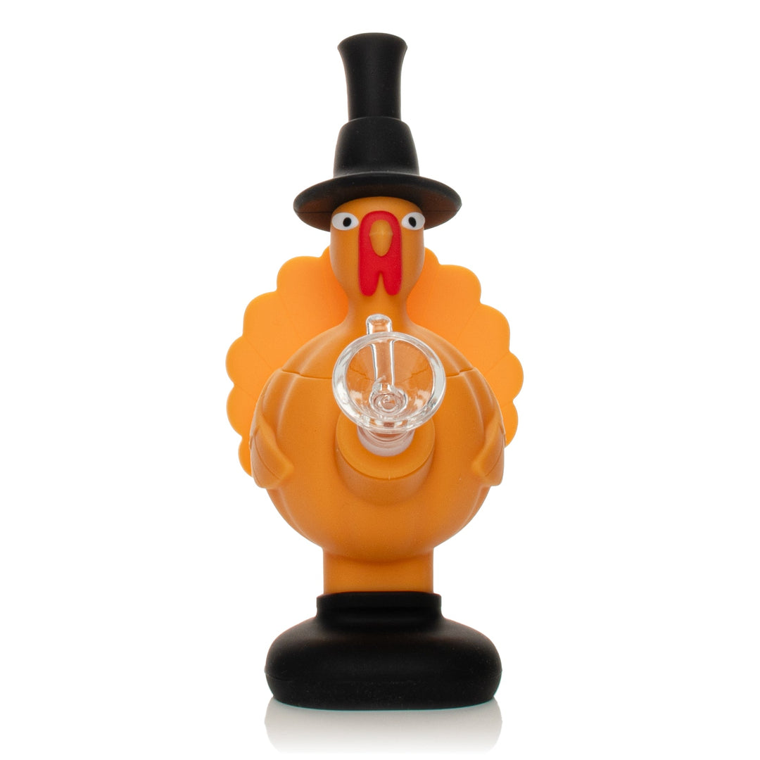Lit Silicone 6.5" Turkey Bubbler