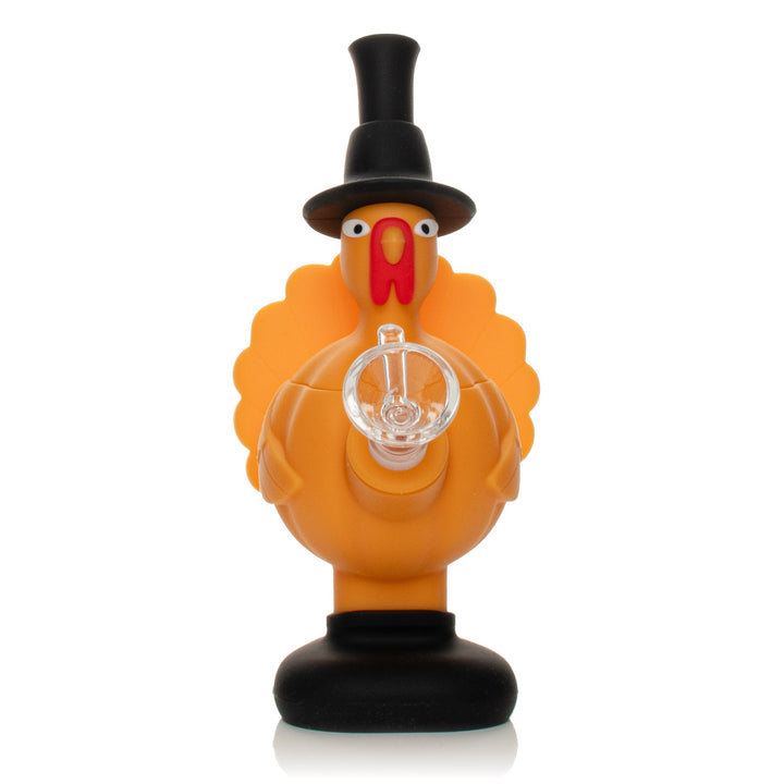 Lit Silicone 6.5" Turkey Bubbler