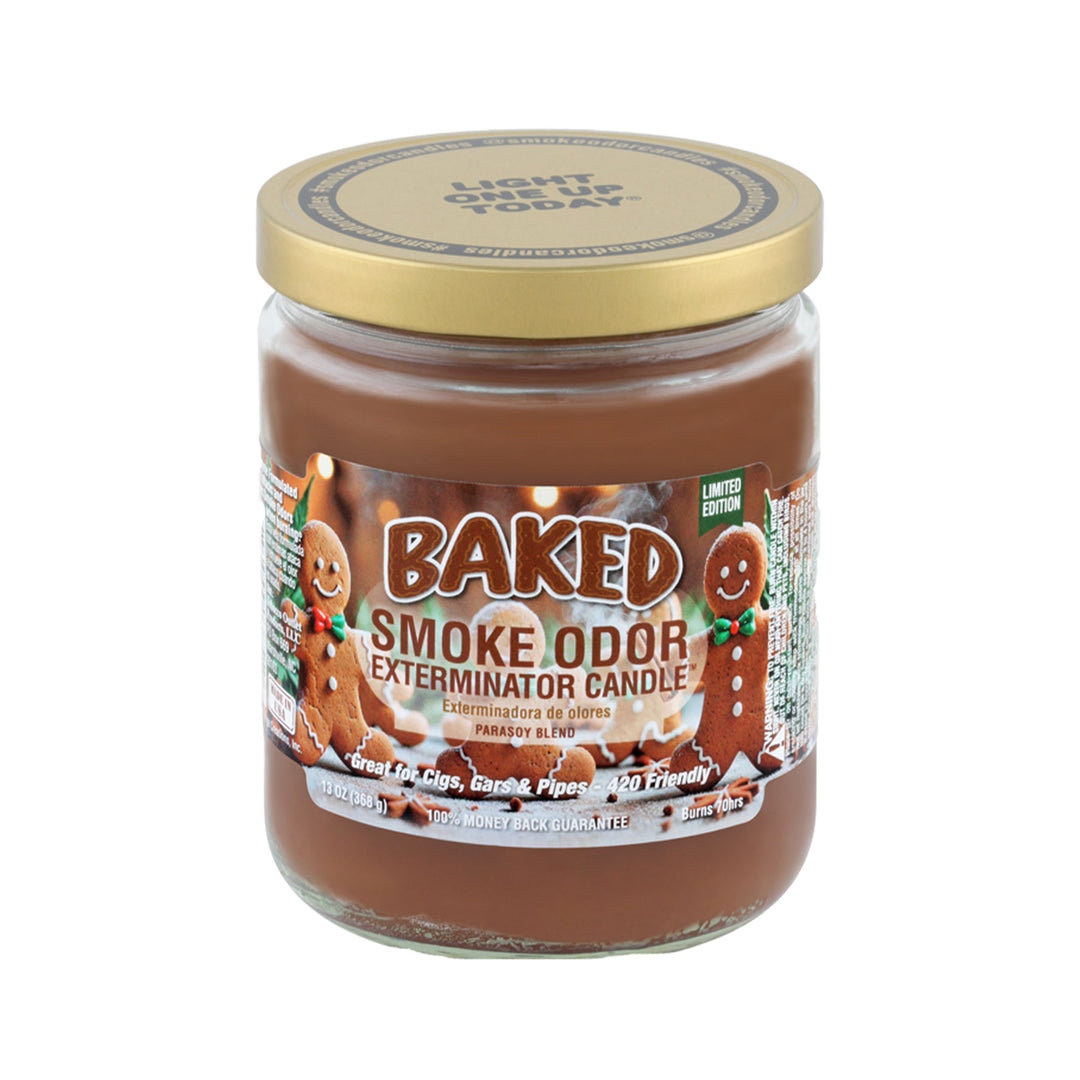 Smoke Odor 13oz Baked Candle