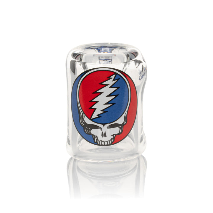 Grateful Dead 5.5" Steal Your Face Sherlock Hand Pipe in Collectible Tin