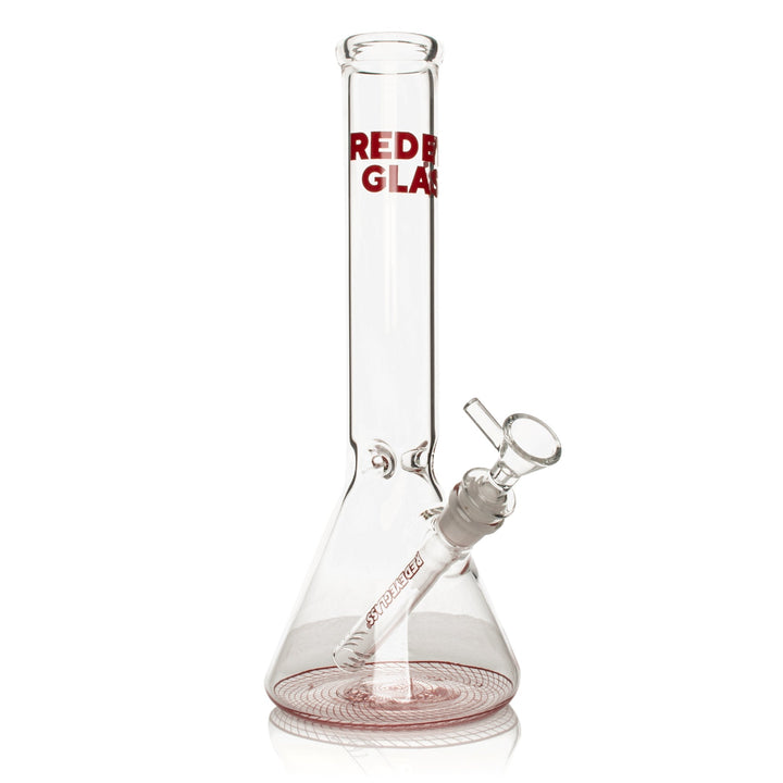 Red Eye Glass 12" Reticello Beaker Base Bong
