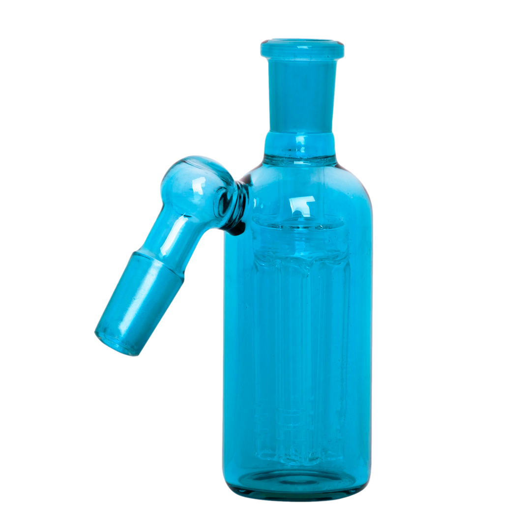 14mm 45 Degree Day Glow Ash Catcher W/4-Arm Tree Perc