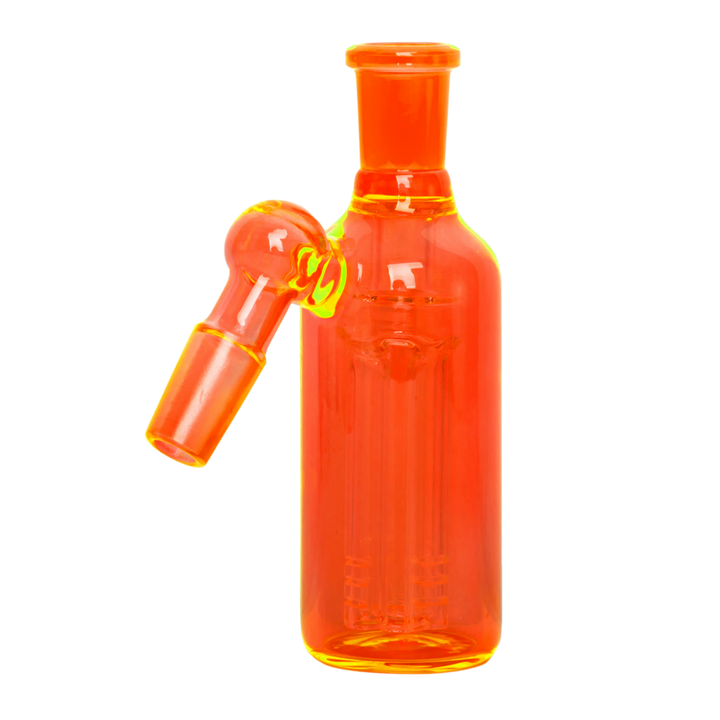 14mm 45 Degree Day Glow Ash Catcher W/4-Arm Tree Perc
