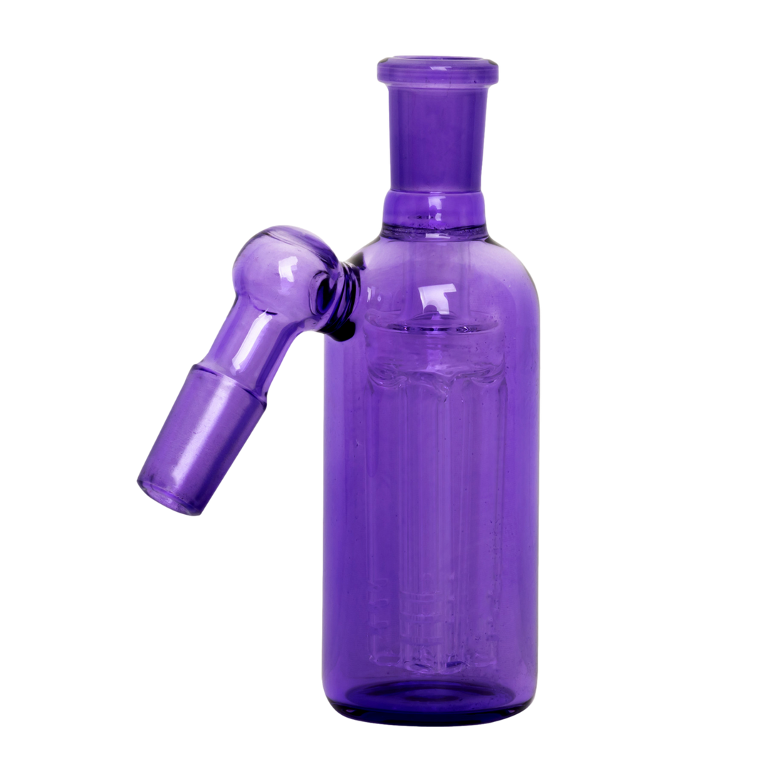 14mm 45 Degree Day Glow Ash Catcher W/4-Arm Tree Perc