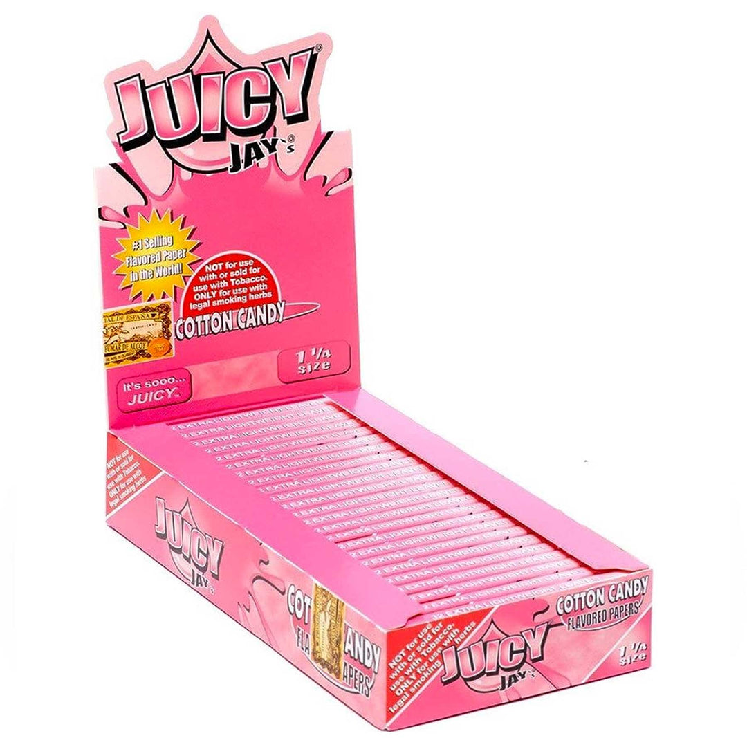 Juciy Jay 1¼ Cotton Candy Rolling Papers (Display of 24)