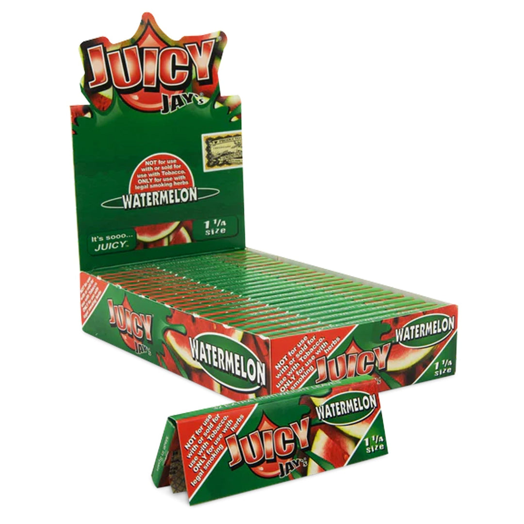 Juicy Jay 1¼ Watermelon Rolling Papers (Display of 24)