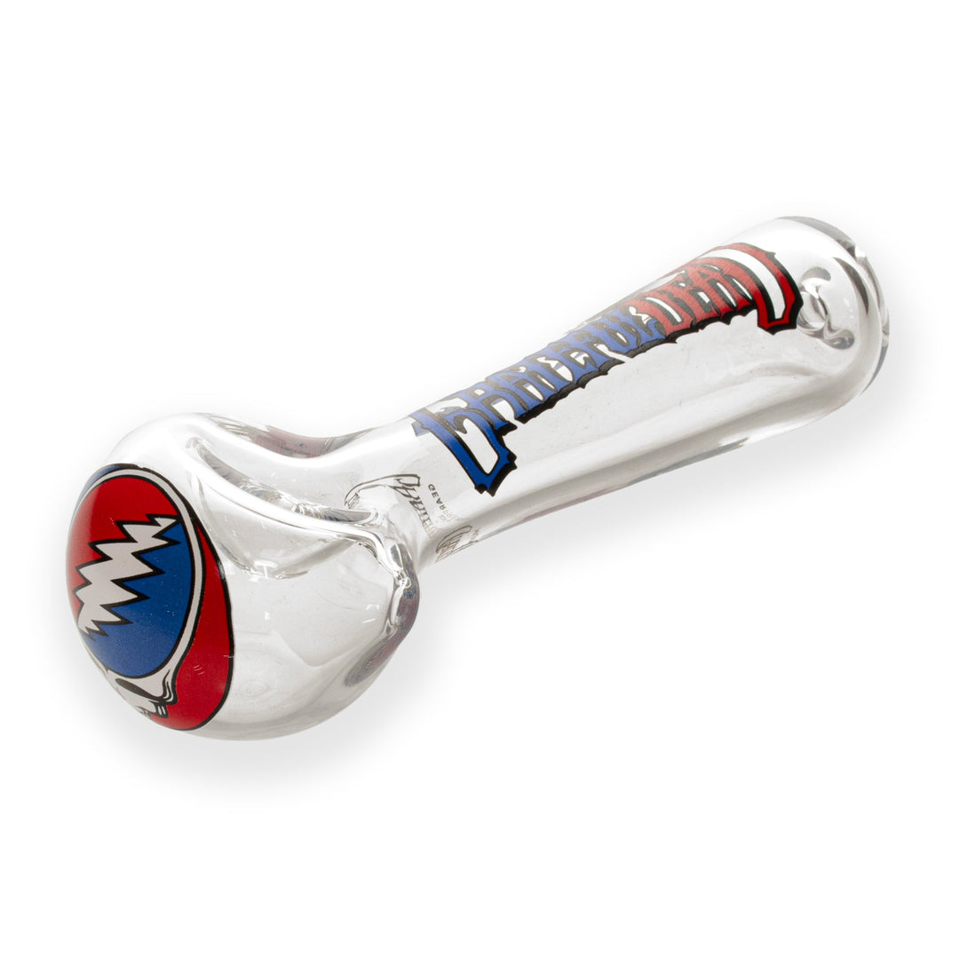 Grateful Dead 4.5" Steal Your Face Spoon Hand Pipe in Collectible Tin