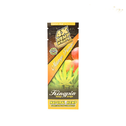 KingPin Mango Tango Hemp Wraps (Display of 25)