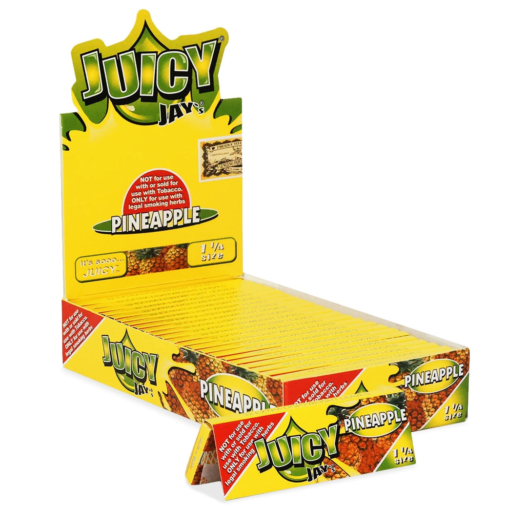 Juicy Jay's 1¼ Pineapple Rolling Papers (Display of 24)