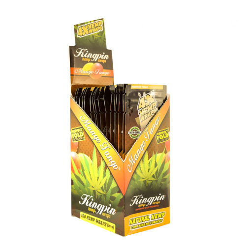 KingPin Mango Tango Hemp Wraps (Display of 25)
