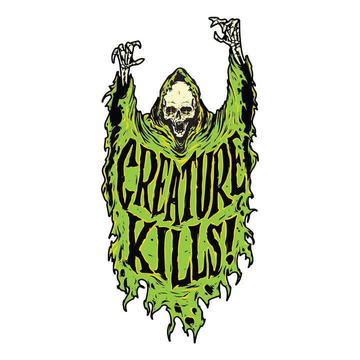 Gear Premium 15" 7mm Thick Reaper Kills Beaker Base Bong