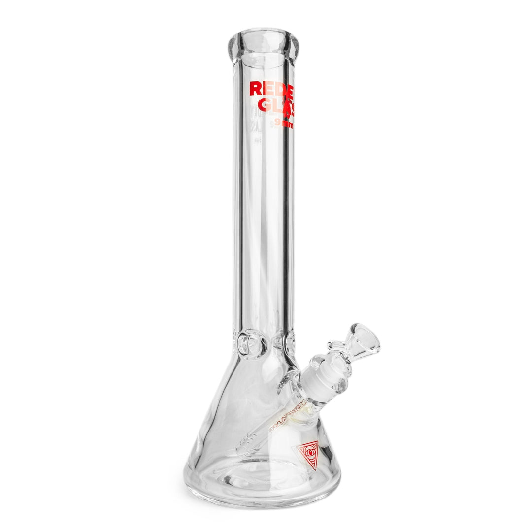 Red Eye Glass 15" 9mm Thick Beaker Base Bong