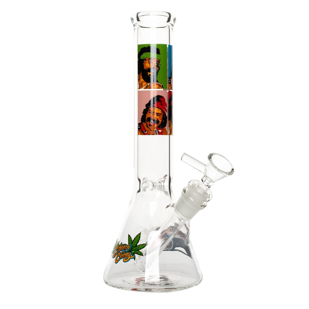 Cheech And Chong 10" Pop Art Beaker Base Bong