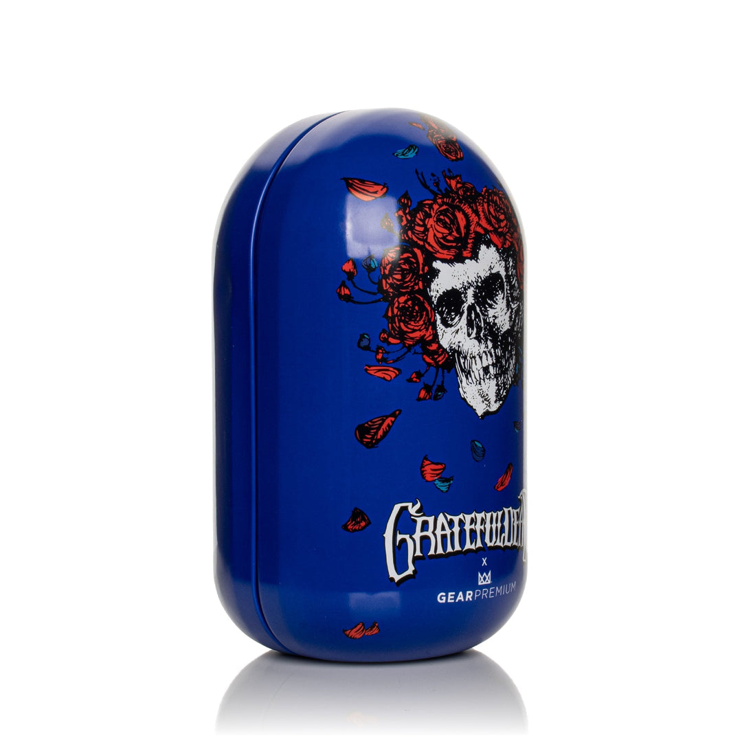 Grateful Dead 5.5" Bertha Sherlock Hand Pipe in Collectible Tin