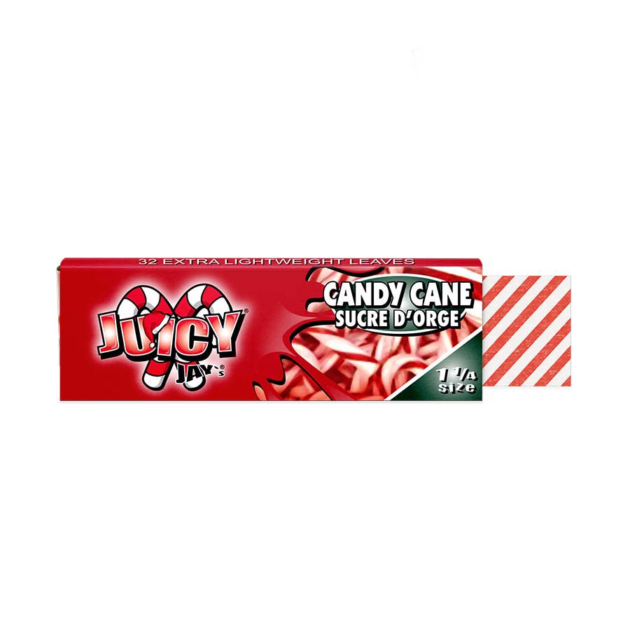 Juicy Jay 1¼ Candy Cane Rolling Papers (Display of 24)