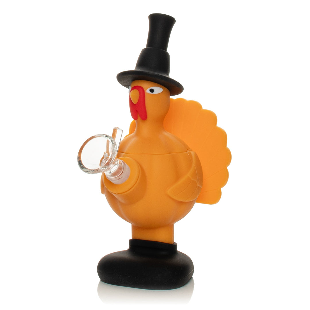 Lit Silicone 6.5" Turkey Bubbler