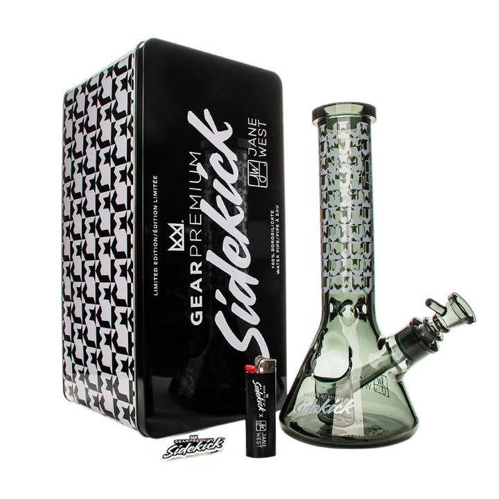 Jerome Baker 12" 7mm Thick JW Signature Pattern Sidekick Bong (Limited Edition of 420)