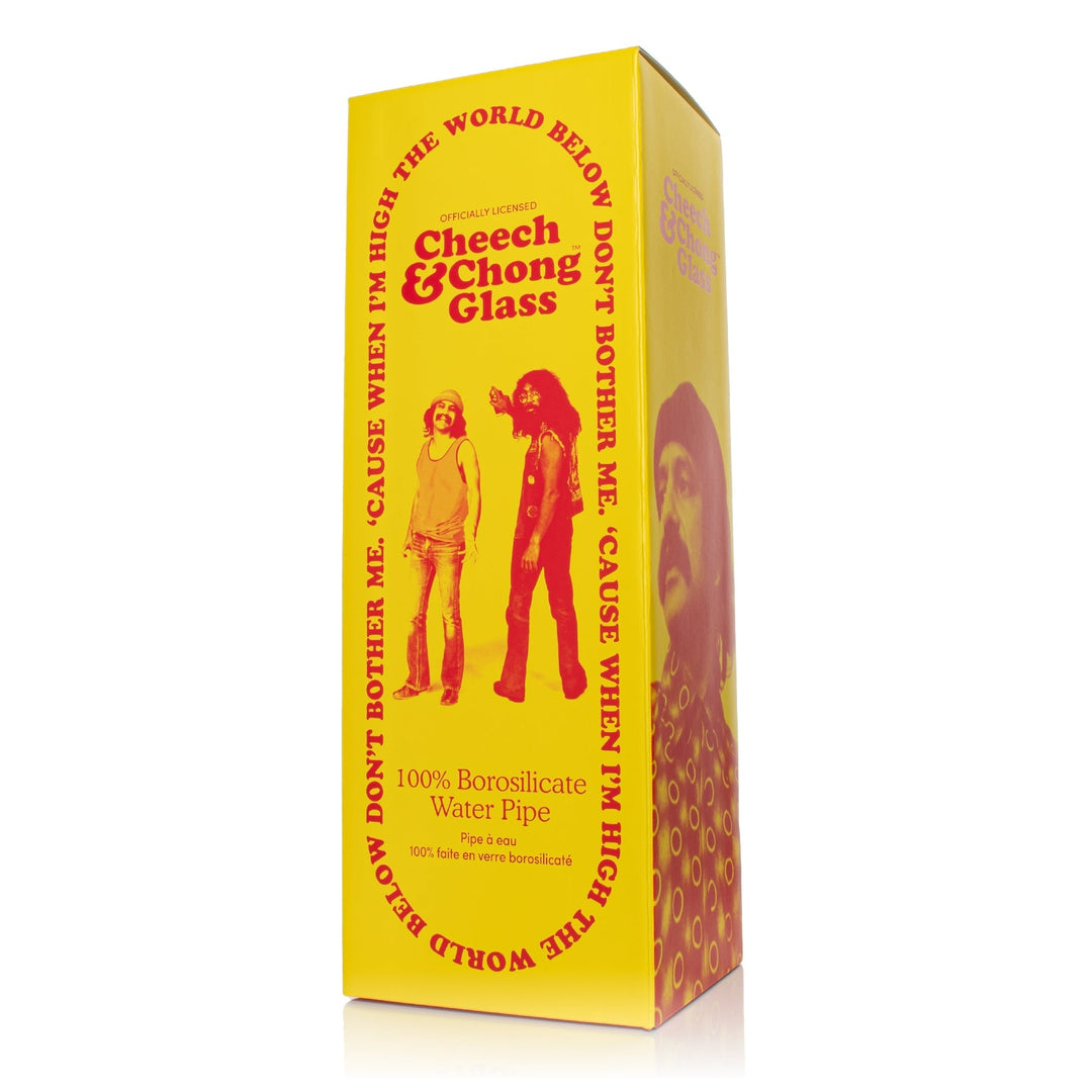 Cheech And Chong 10" Power to the Flower Hex Beaker Base Bong
