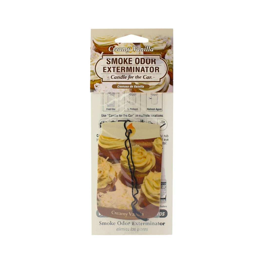 Smoke Odor Creamy Vanilla Fresh Car Hanger