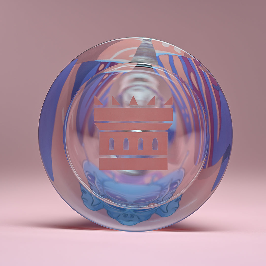 Castle Glassworks 18" Alien Bong