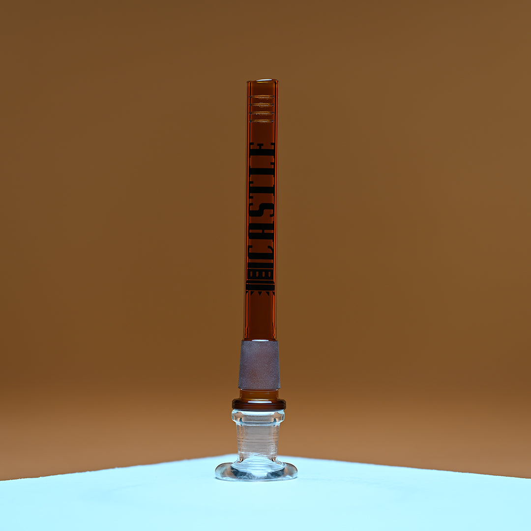 Castle Glass Works 5.75 Inch Diffused Downstem, 8-Slit