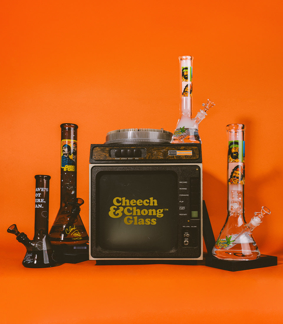Cheech And Chong 10" Pop Art Beaker Base Bong