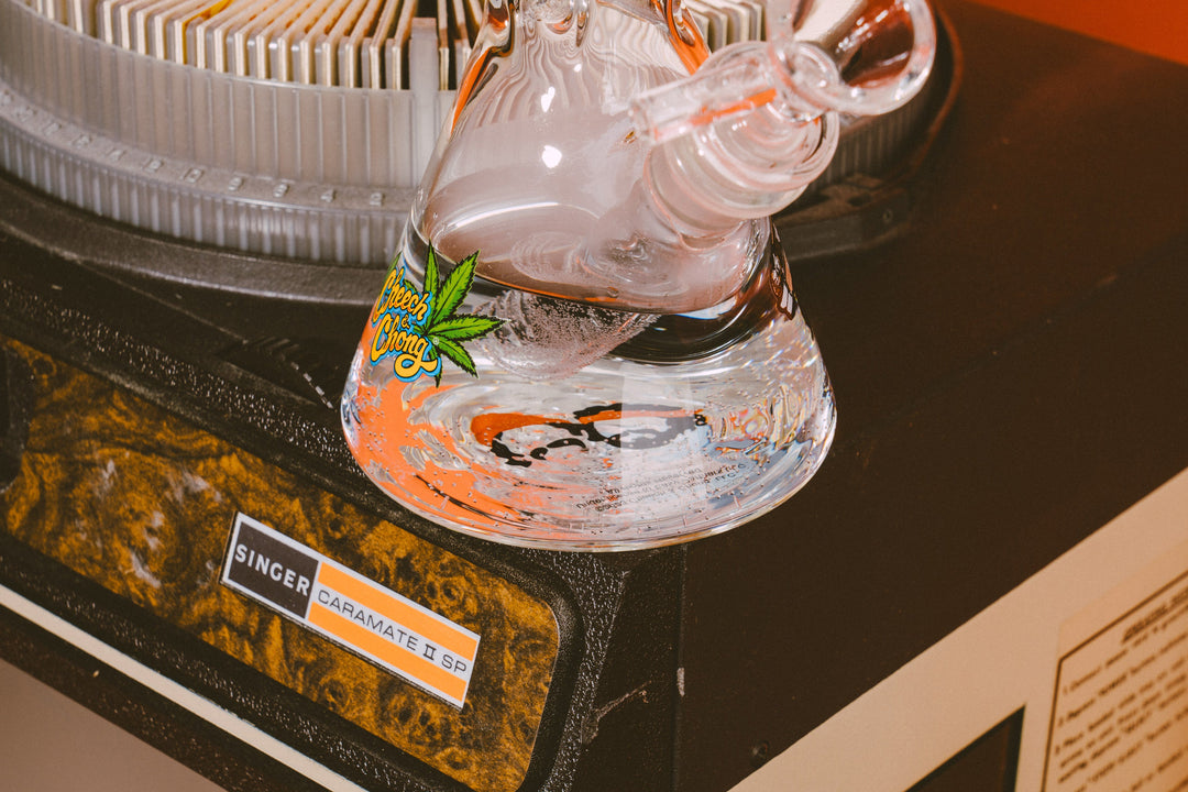 Cheech And Chong 10" Pop Art Beaker Base Bong
