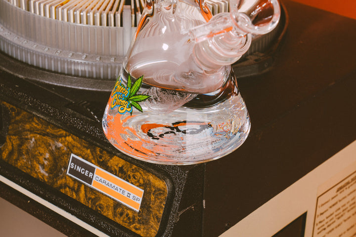 Cheech And Chong 10" Pop Art Beaker Base Bong