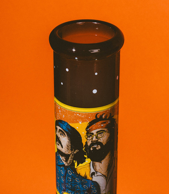 Cheech And Chong 10 Inch Stoners In Space Beaker Base Bong