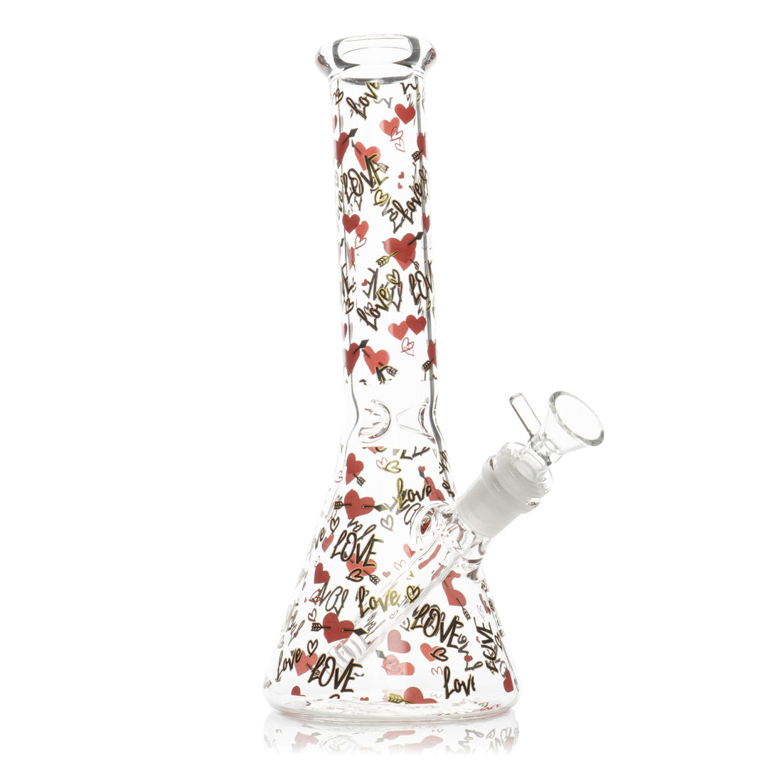 WCG 10" Hearts Bong (Assorted)