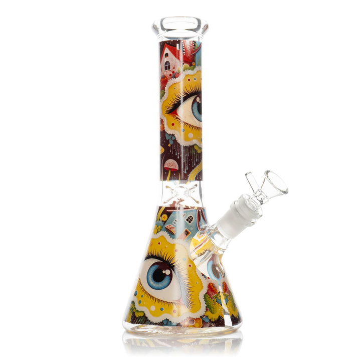 WCG 10" Eyes Bong (Assorted)