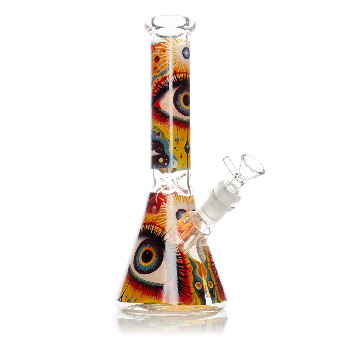 WCG 10" Eyes Bong (Assorted)