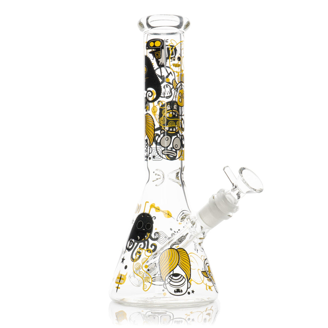 WCG 10" Faces Bong (Assorted)