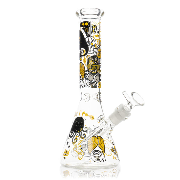 WCG 10" Faces Bong (Assorted)