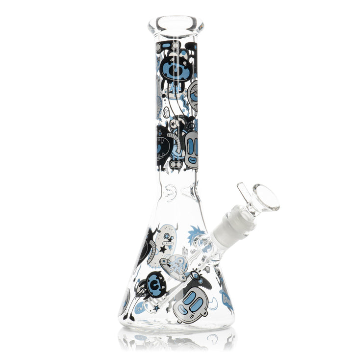 WCG 10" Faces Bong (Assorted)