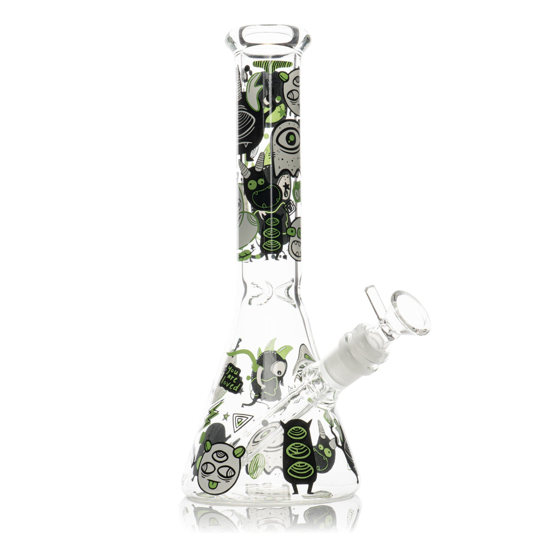 WCG 10" Faces Bong (Assorted)