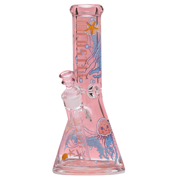 Castle Glass Works Jelly Fish 12 Inch Oceanic Glass Bong - 9mm